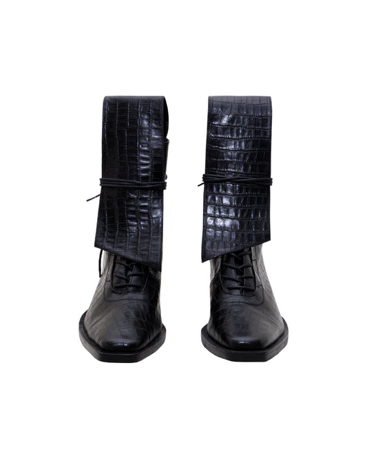 DUC STUDIO X TONTON GARMENT: LICK BOOTS Full Leather Handcrafted