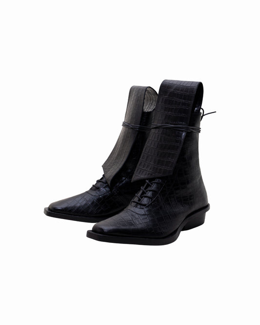 DUC STUDIO X TONTON GARMENT: LICK BOOTS Full Leather Handcrafted