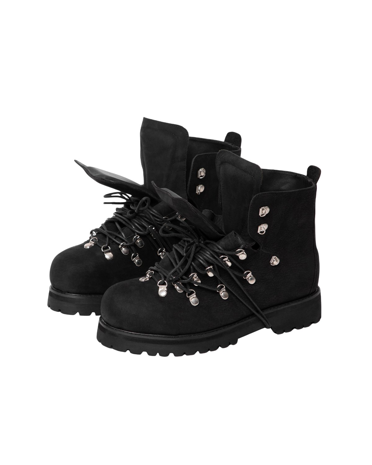 RISING STAR HIKING BOOTS HIGH – Matte Black