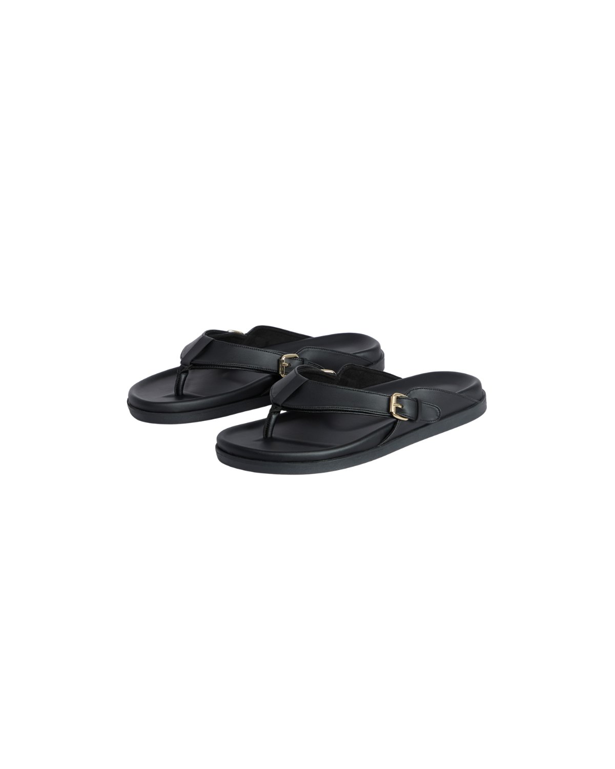 LOUNGE FLIP FLOPS - BLACK LAMBO