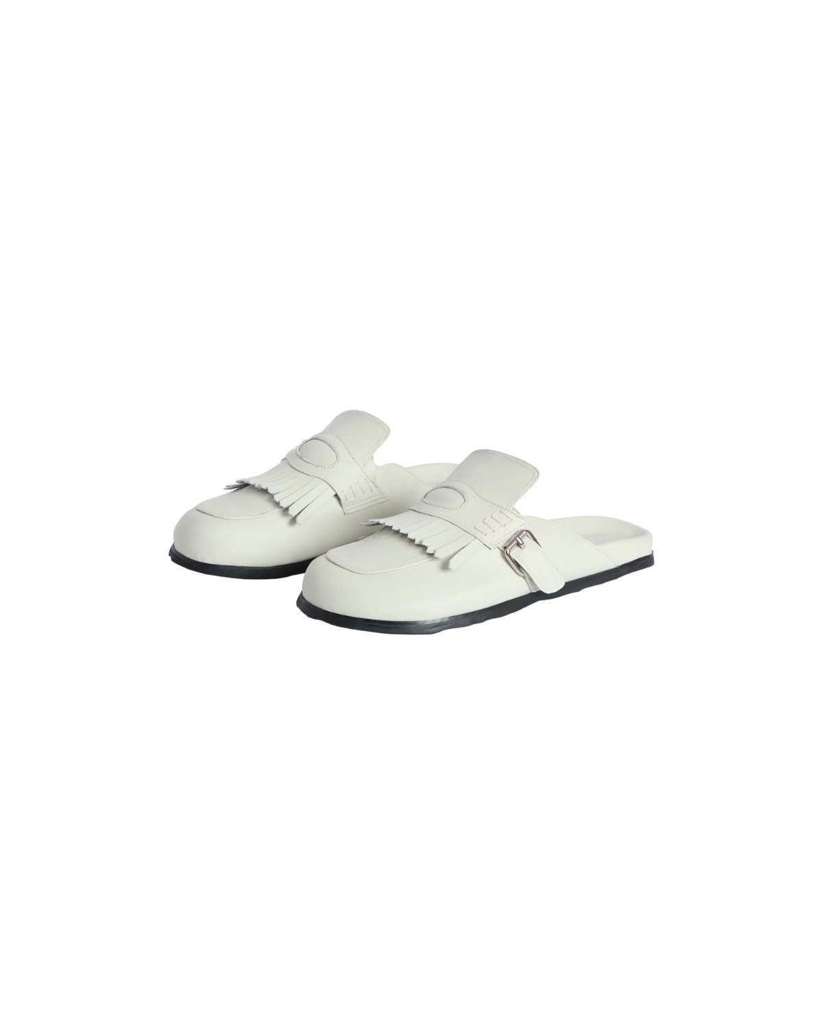 MAVERICK SLIPPER - WHITE LAMBO